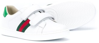 Gucci Children TEEN Ace touch-strap sneakers
