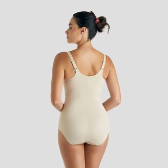 SlimShaper by Miracle Brands SlimShaper by Miracle Brand Women' Tummy Tuck  WYOB Bodyuit - Warm Beige S - ShopStyle