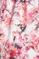 Thumbnail for your product : Eliza J Belted Print Faille Fit & Flare Dress (Regular & Petite)