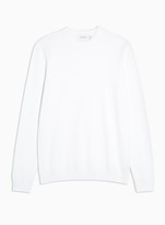 Thumbnail for your product : Topman White Essential Knitted Jumper