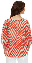 Thumbnail for your product : Soulmates Tie-Back Chevron Woven Top