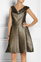 Thumbnail for your product : Vivienne Westwood Halton draped metallic jacquard dress