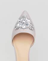 Thumbnail for your product : New Look Jewelled 2 Part Pointed Flat Shoe