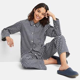 Uniqlo Women's Flannel Long-sleeve Pajamas