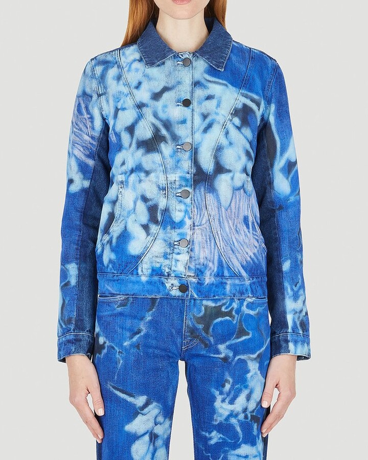 Paula Canovas Del Vas Patterned Denim Jacket