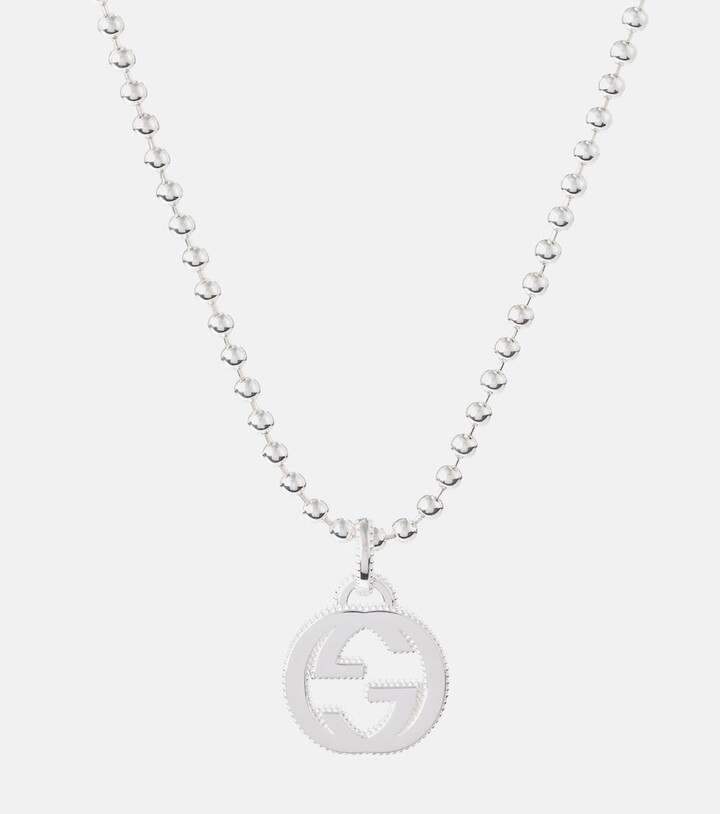 Gucci GG sterling silver necklace - ShopStyle