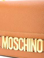 Thumbnail for your product : Moschino Small Lettering flap bag
