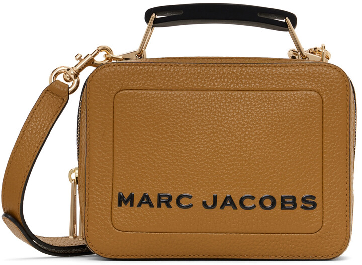 Marc Jacobs Brown 'The Box 20' Shoulder Bag - ShopStyle