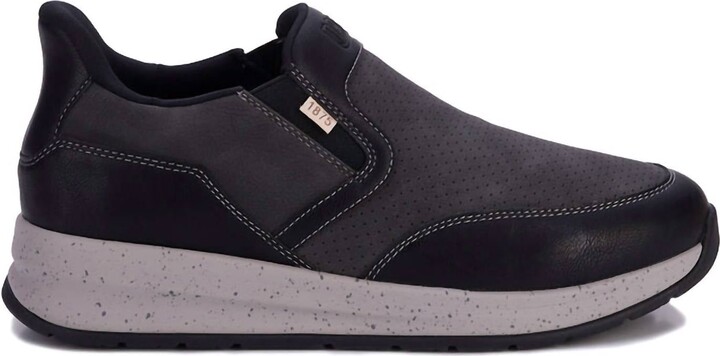 DREW Men's Caleb Shoes In Black Nubuck