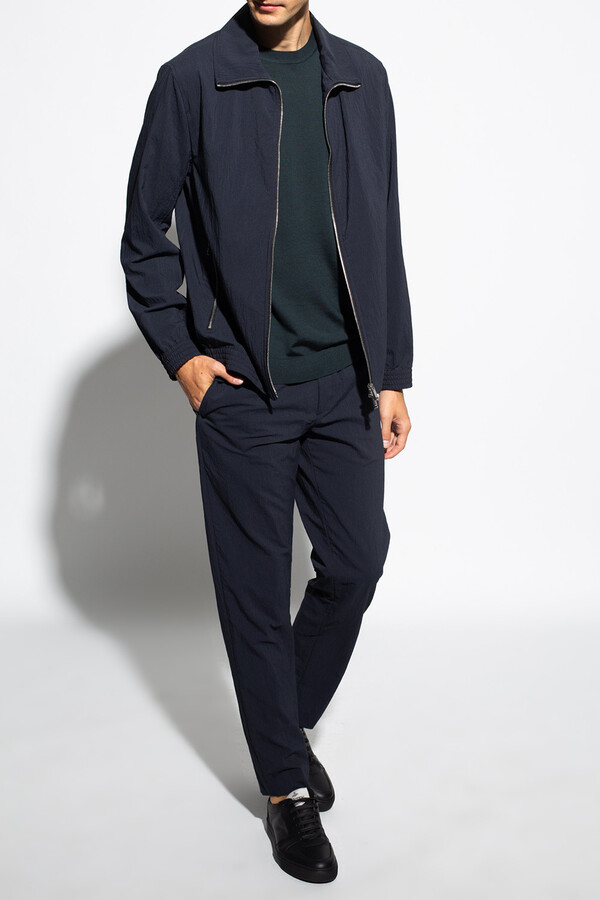 theory stand collar jacket