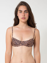 Thumbnail for your product : American Apparel Cheetah Print Underwire Bikini Top