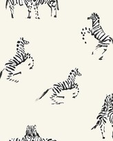 Thumbnail for your product : Tempaper Zebras In Love Removable Wallpaper