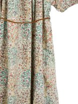 Thumbnail for your product : Babe & Tess Girls' Ruched Tree Print Dress