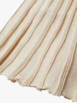 Thumbnail for your product : MANGO Pleated Knit Skirt, Ecru