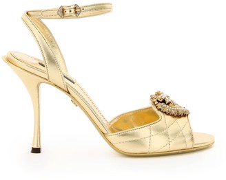 dolce and gabbana fall 213 gold heels