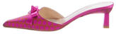 Thumbnail for your product : Kate Spade Satin Pointed-Toe Mules