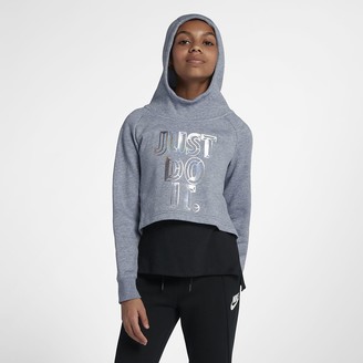 kids cropped hoodie