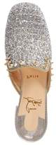 Thumbnail for your product : Christian Louboutin Spiked Sun Glitter Mule