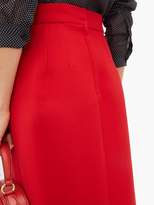 Thumbnail for your product : Dolce & Gabbana Wool Midi Skirt - Womens - Red
