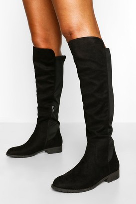 stretch knee boots
