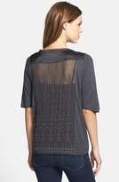 Thumbnail for your product : Lucky Brand Embroidered Panel Top