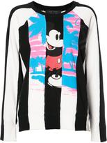 Marc Jacobs striped panel sweatshirt 