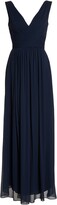 Thumbnail for your product : Dessy Collection Surplice Ruched Chiffon Gown