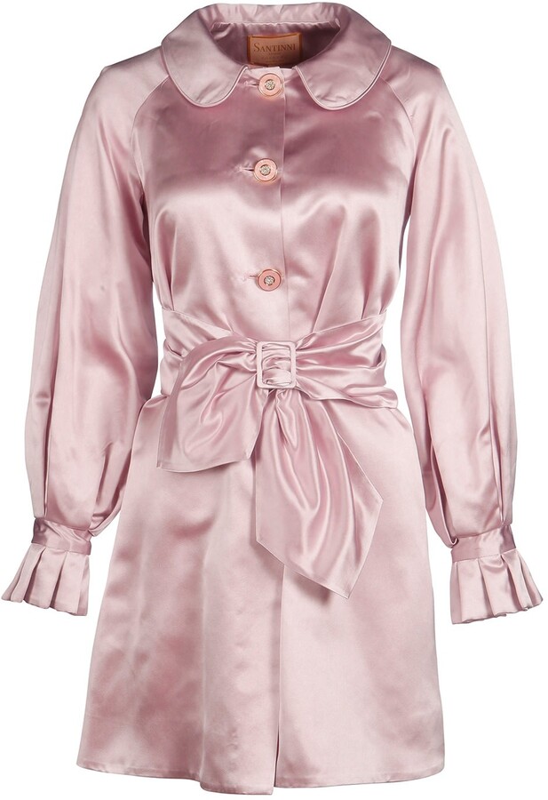 satin evening coat