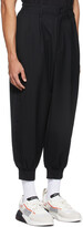 Thumbnail for your product : Y-3 Black Refined Wool Cuff Trousers