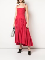 Thumbnail for your product : Proenza Schouler Pleated Poplin Maxi Dress