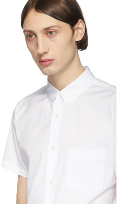 Comme des Garçons Shirt Shirt White Cotton Poplin Short Sleeve Shirt