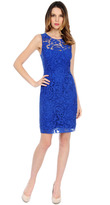 Thumbnail for your product : Kay Unger New York Illusion Lace Occasion Cocktail in Blue