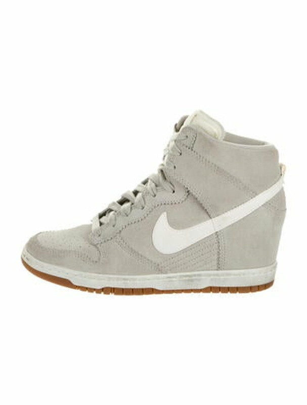 Nike Dunk Sky High Wedge Sneakers Grey - ShopStyle