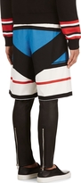 Thumbnail for your product : Givenchy Blue & Black Striped Shorts