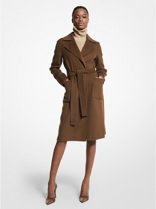 rust colored wool coat