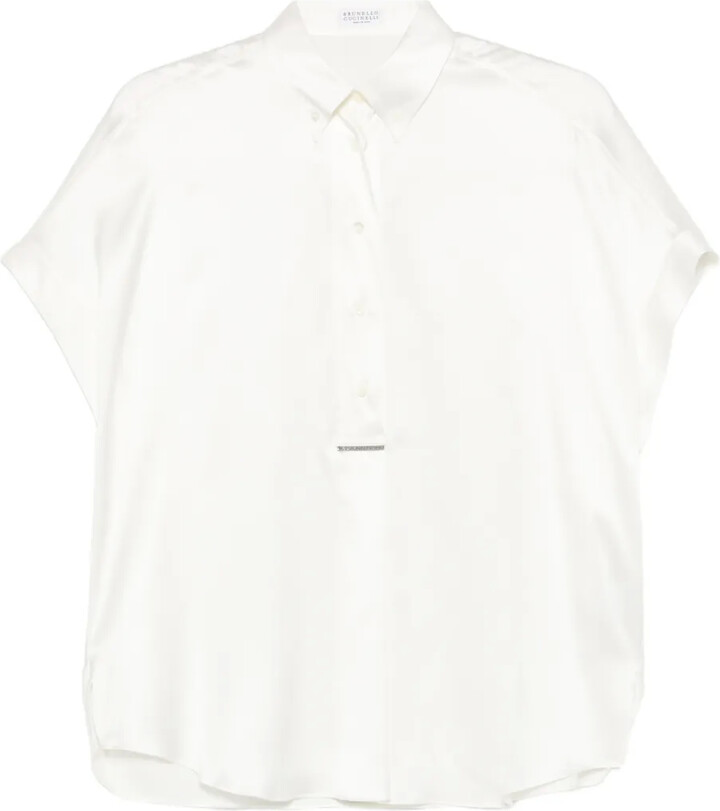 Brunello Cucinelli Short-Sleeve Shirt