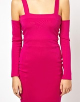 Thumbnail for your product : Boulee Long Sleeved Body-Conscious Dress with Cut Out Detail