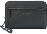 Thumbnail for your product : Ferragamo Firenze zipped leather pouch