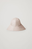 Thumbnail for your product : COS Leather Hat With Wide Brim