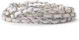Thumbnail for your product : Cara Accessories Leather & Chain Wrap Bracelet