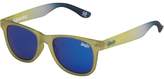 Superdry Superfarer Blue Tinted Wayfarer Sunglasses Yellow/White/Blue
