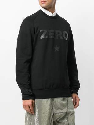 Tom Rebl Zero slogan sweatshirt