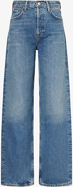 AGOLDE Womens Chapter Ren 32'' Wide-Leg Denim Jeans 23