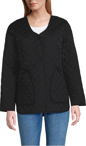 Lands' End Lands'EndWomen'sFeatherFreeInsulatedLinerJacket-XSmall-Black