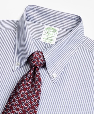 Brooks Brothers Original Polo Button-Down Oxford Milano Slim-Fit Dress Shirt, Candy Stripe