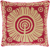 Thumbnail for your product : OKA Cimkent Emboidered Wool Cushion Cover, Red