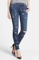 Thumbnail for your product : Paige Denim 'Verdugo' Bleach Splatter Skinny Jeans (Corrosion)
