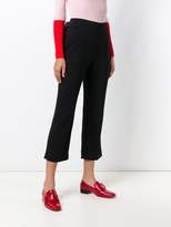 Thumbnail for your product : Sportmax creased cropped trousers