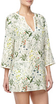 Thumbnail for your product : Tory Burch Tomino Linen Coverup Tunic