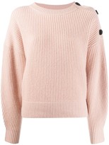 Thumbnail for your product : Yves Salomon Shoulder Button Jumper